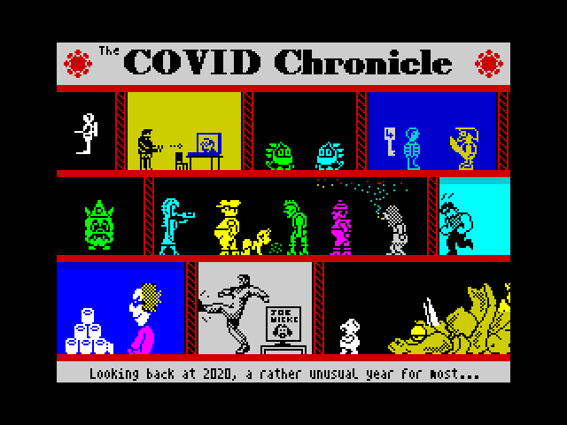 COVID Chronicle screen